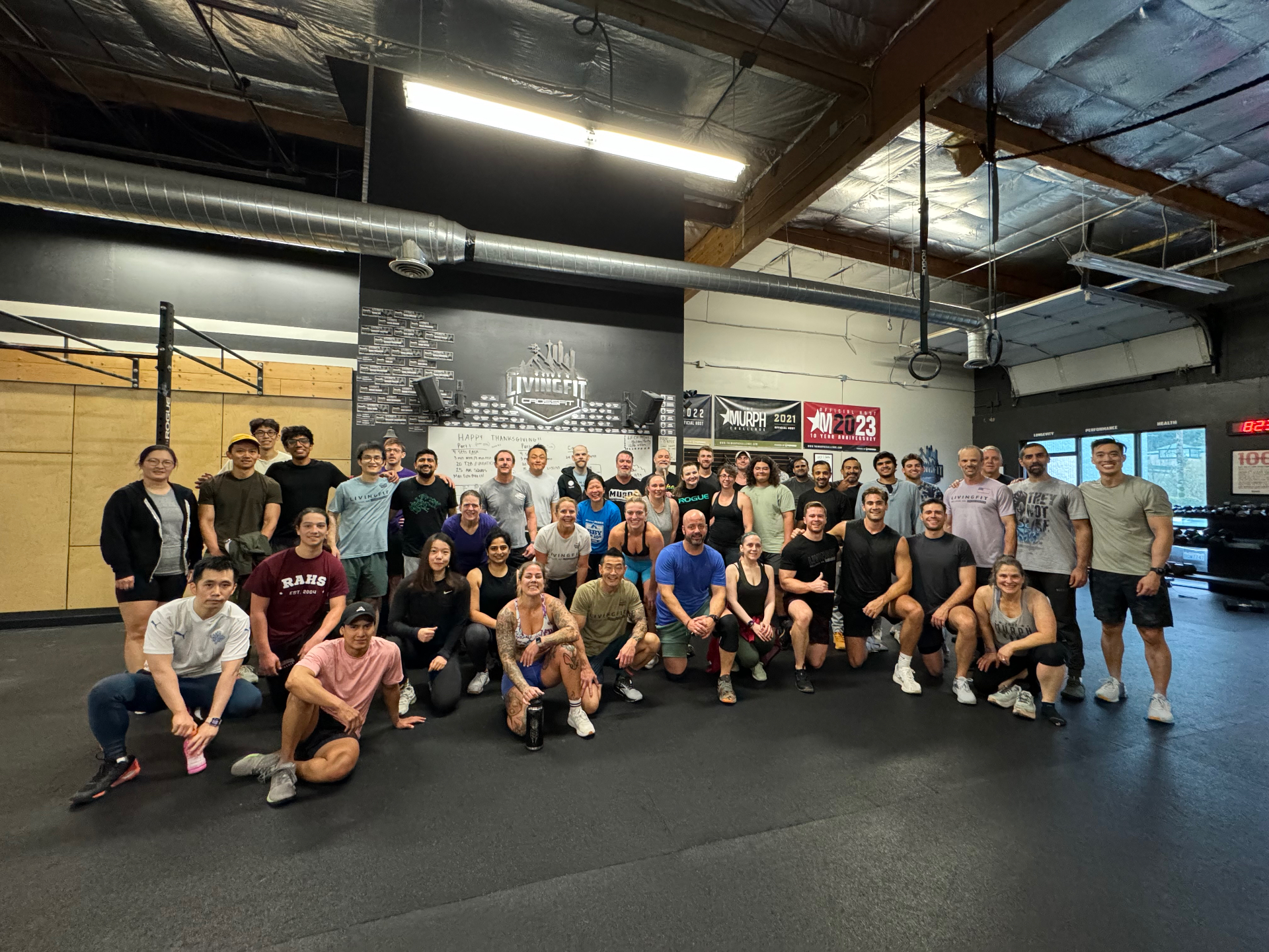 LivingFit CrossFit Thanksgiving community workout